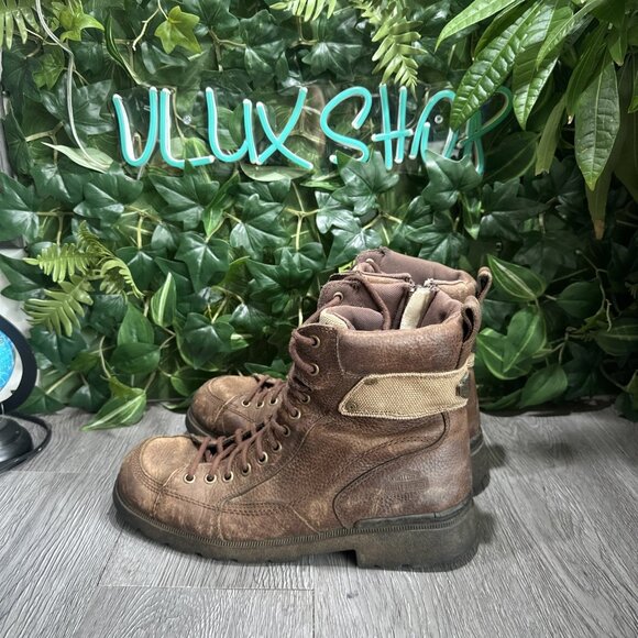 Harley Davidson Men’s Biker Work Brown Men Size 8.5 Boots main image 6